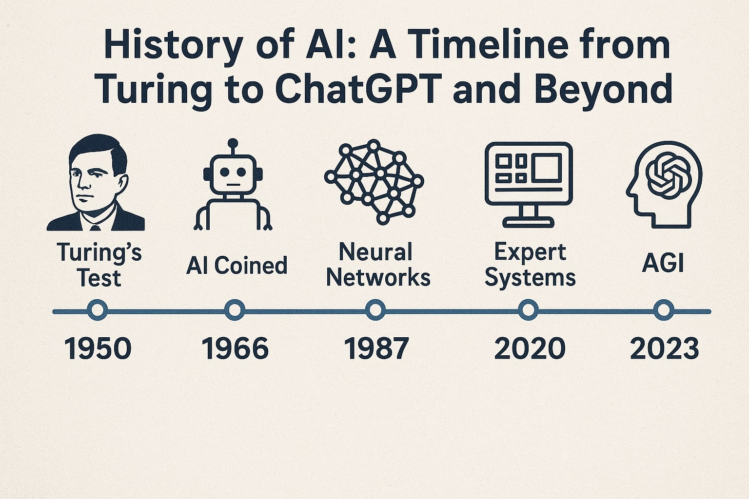 History of AI A Timeline from Turing to ChatGPT and Beyond
