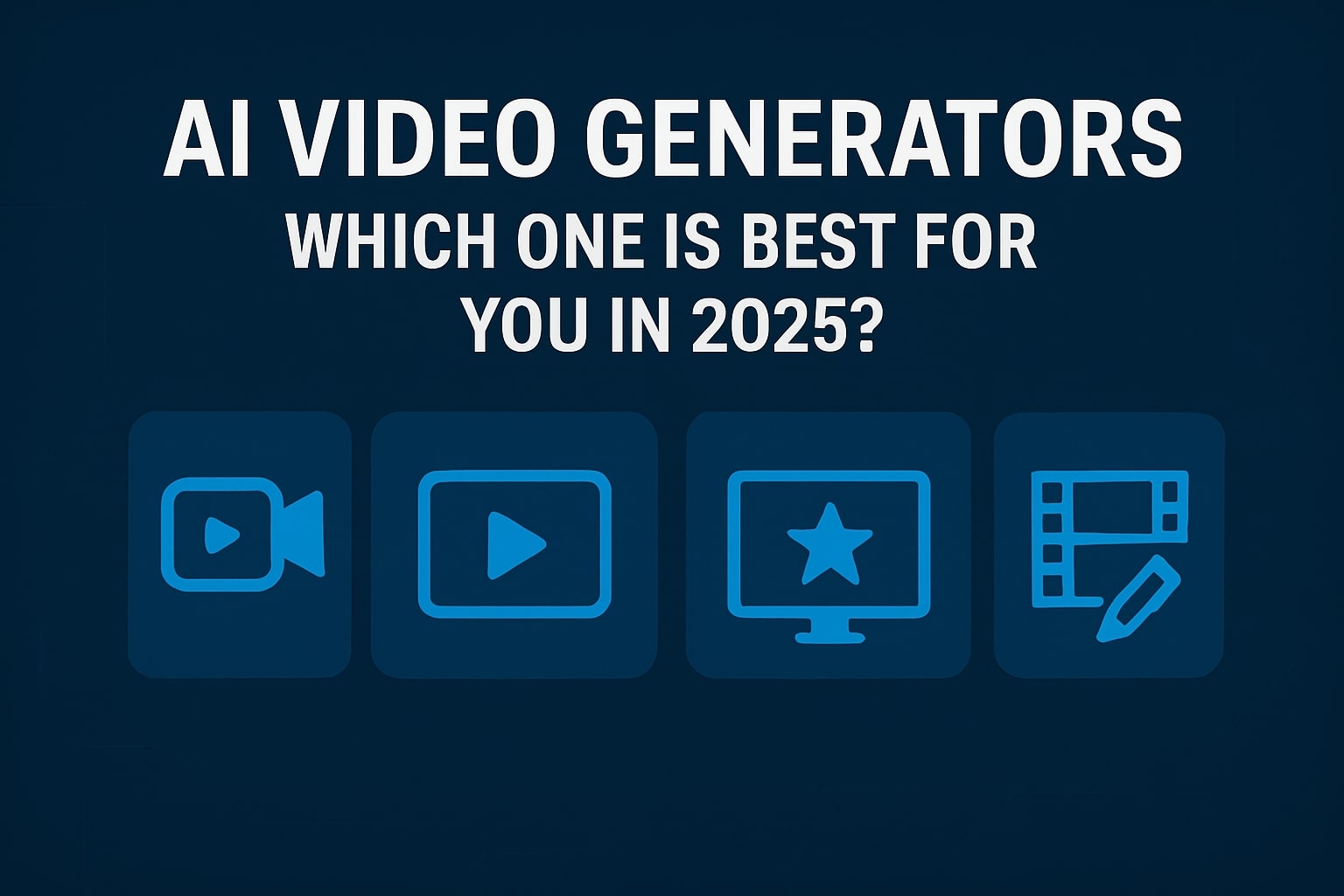 AI Video Generators Which One is Best for You in 2025