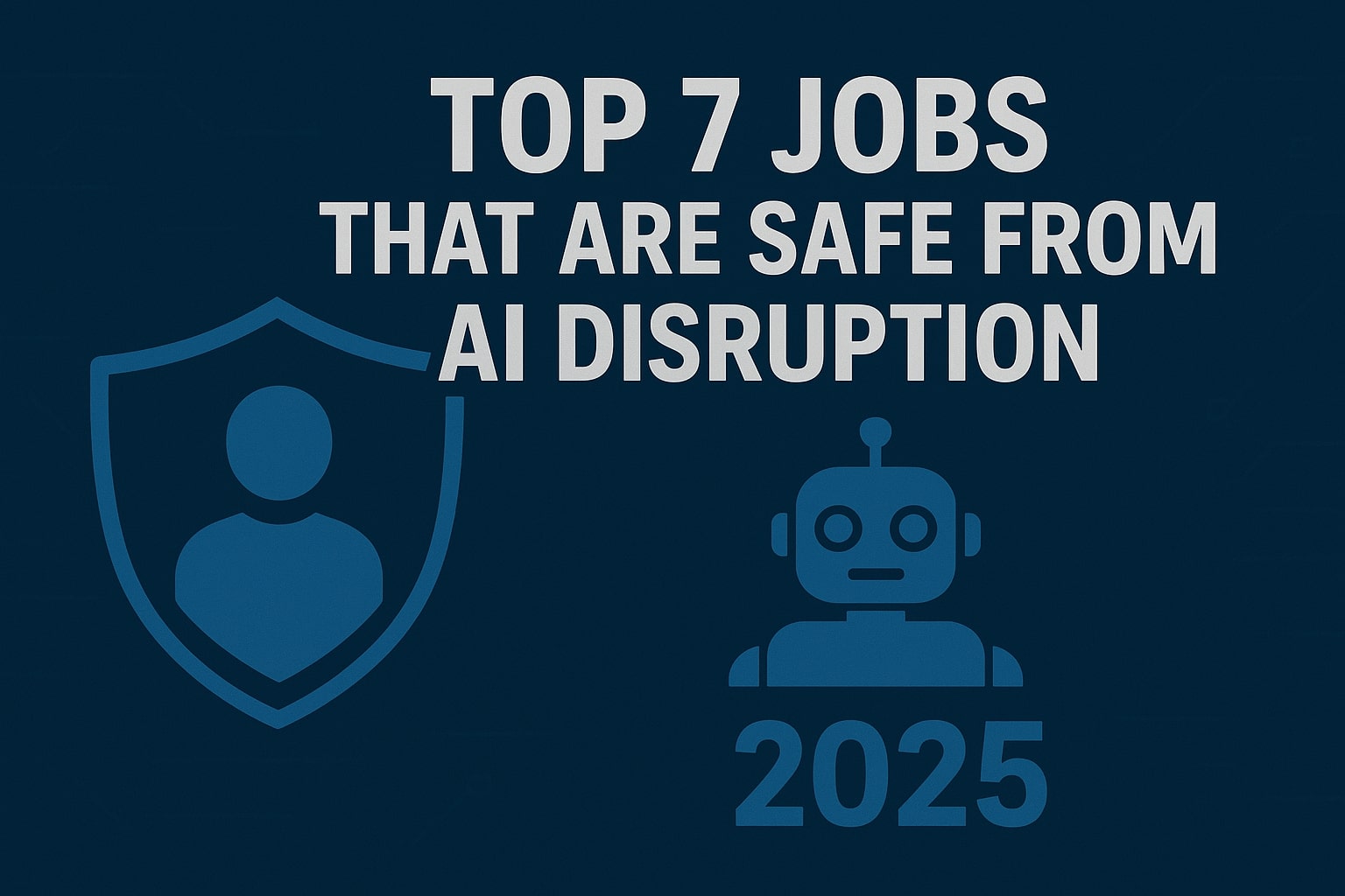 Top 7 Jobs That Are Safe from AI Disruption (2025